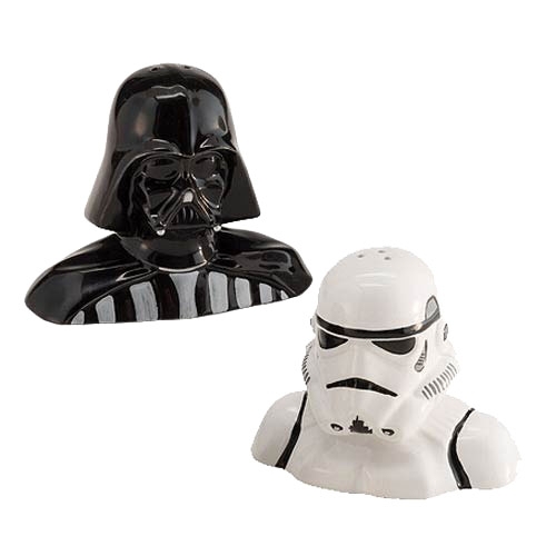 Star Wars - Salière et poivrière Darth Vader et Stormtrooper