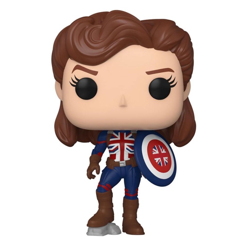 Marvel - What If...? POP!  Vinyl Figurine Captain Carter 9 cm