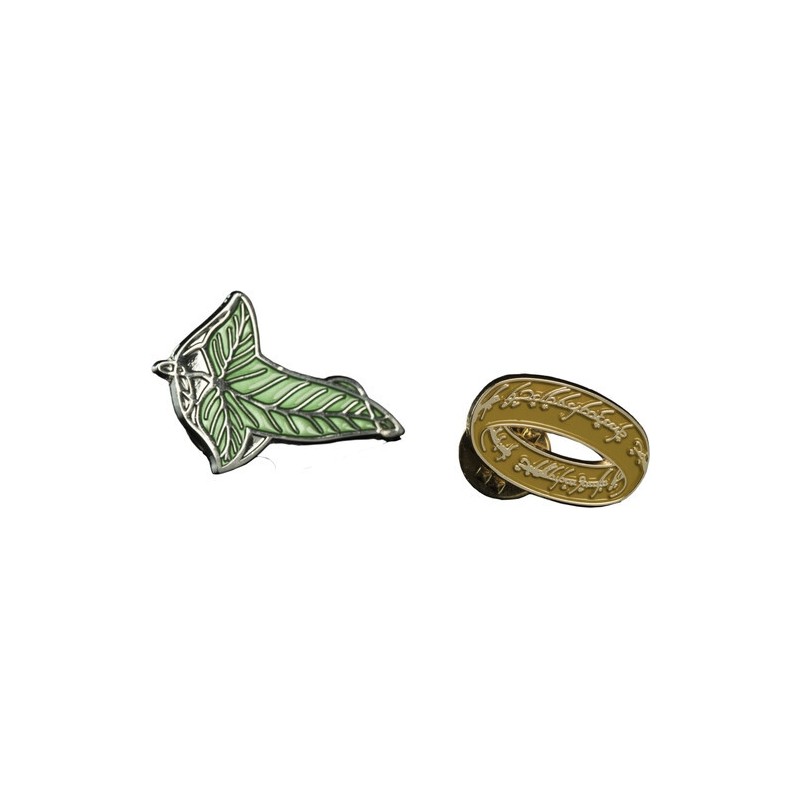 Seigneur des Anneaux, Le - Le Seigneur des Anneaux pack 2 pin's Elfen Leaf & One Ring
