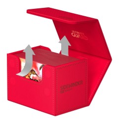 Ultimate Guard - Sidewinder 80+ XenoSkin Monocolor Rouge