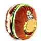 The Simpsons - Coussin Hamburger