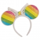 Disney - Serre-tête Sequin Rainbow Minnie Ears By Loungefly