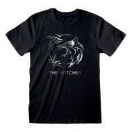 The Witcher - T-Shirt Silver Ink Logo The Witcher