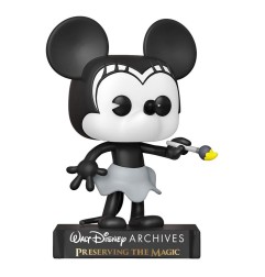 Disney - Figurine POP! Vinyl Minnie Mouse - Plane Crazy Minnie (1928) 9 cm