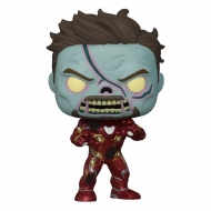 Marvel What If...? - Figurine POP! Zombie Iron Man 9 cm