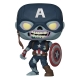 Marvel What If...? - Figurine POP! Zombie Captain America 9 cm