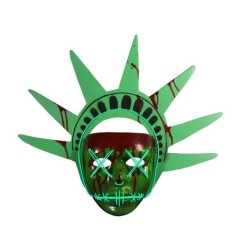 American Nightmare - The Purge: Election Year masque Lady Liberty (Light Up)