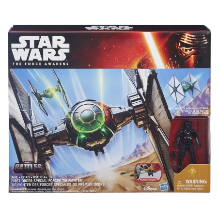 Star Wars Episode VII - Véhicule avec figurine First Order Special Forces TIE Fighter Exclusive