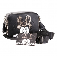 Disney - Set sac à bandoulière IBiscuit & étui pour carte / porte-monnaie Minnie Mouse Classic