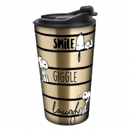 Snoopy - Mug de voyage Smile Giggle Laugh