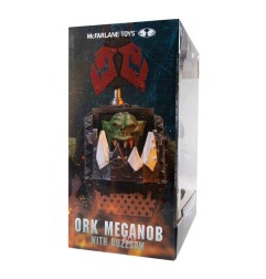 Warhammer 40k - Figurine Ork Meganob with Buzzsaw 30 cm