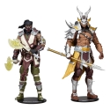Mortal Kombat - Pack 2 figurines Sub-Zero & Shao Khan 18 cm