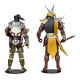 Mortal Kombat - Pack 2 figurines Sub-Zero & Shao Khan 18 cm