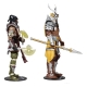 Mortal Kombat - Pack 2 figurines Sub-Zero & Shao Khan 18 cm