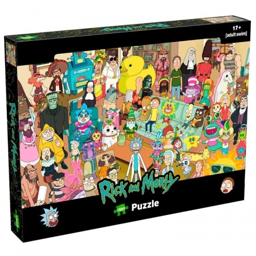 Rick Et Morty Puzzle Characters 1000 Pièces Figurine Discount