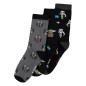 Star Wars - : The Mandalorian pack 3 paires de chaussettes Three Icons 39-42
