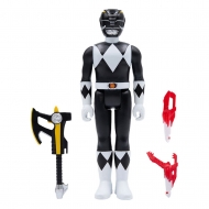 Power Rangers - Figurine Mighty Morphin ReAction Black Ranger 10 cm