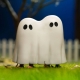Snoopy - Figurine ReAction Linus & Lucy Ghost 9 cm série 4