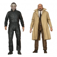 Halloween II - Pack 2 figurines Ultimate Michael Myers & Dr Loomis 18 cm