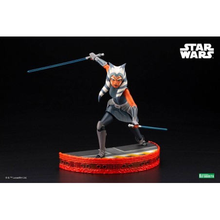 Star Wars - The Clone Wars statuette PVC ARTFX 1/7 Ahsoka Tano Escape from the Clones 24 cm