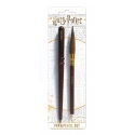 Harry Potter 2 - Set papeterie 2 pièces Wand & Broom