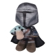 Star Wars : The Mandalorian - Peluche Manda + Grogu 25 cm