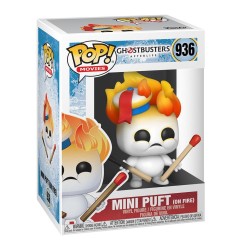 S.O.S Fantômes - SOS Fantômes : L'Héritage POP! Vinyl figurine Mini Puft on Fire 9 cm