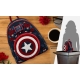 Marvel - Sac à dos Captain America 80th Anniversary Floral Shield By Loungefly