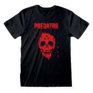 Predator - T-Shirt Red Distressed Skull
