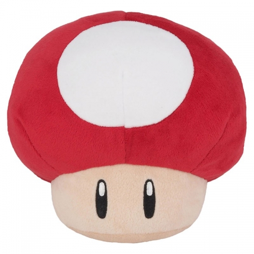 Nintendo - Peluche Mario Bros Champignon rouge 15cm