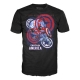 Captain America Civil War - Figurine et T-Shirt POP! & Tee set Captain America Art Series