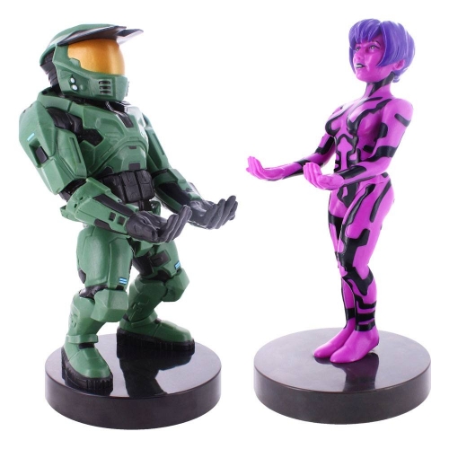 Halo 20th Anniversary - Pack de 2 Figurine Cable Guy Master Chief & Cortana 20 cm