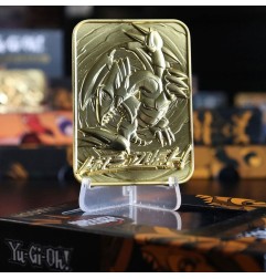 Yu-Gi-Oh - ! réplique Card Blue Eyes Toon Dragon (plaqué or)