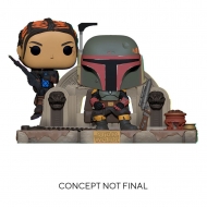 Star Wars The Mandalorian - Pack 2 Figurine POP! Boba Fett & Fennec Shand 9 cm