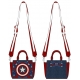 Marvel - Sac à bandoulière Captain America 80th Anniversary Floral Shield by Loungefly
