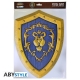 World of Warcraft - Plaque métal "Bouclier Alliance" (26x35)