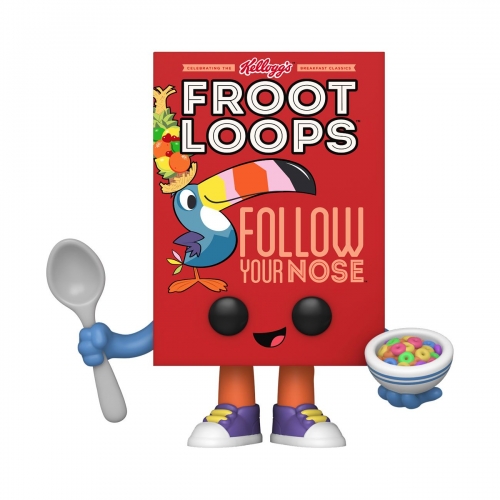 Kellogg's - Figurine POP! Froot Loops Cereal Box 9 cm