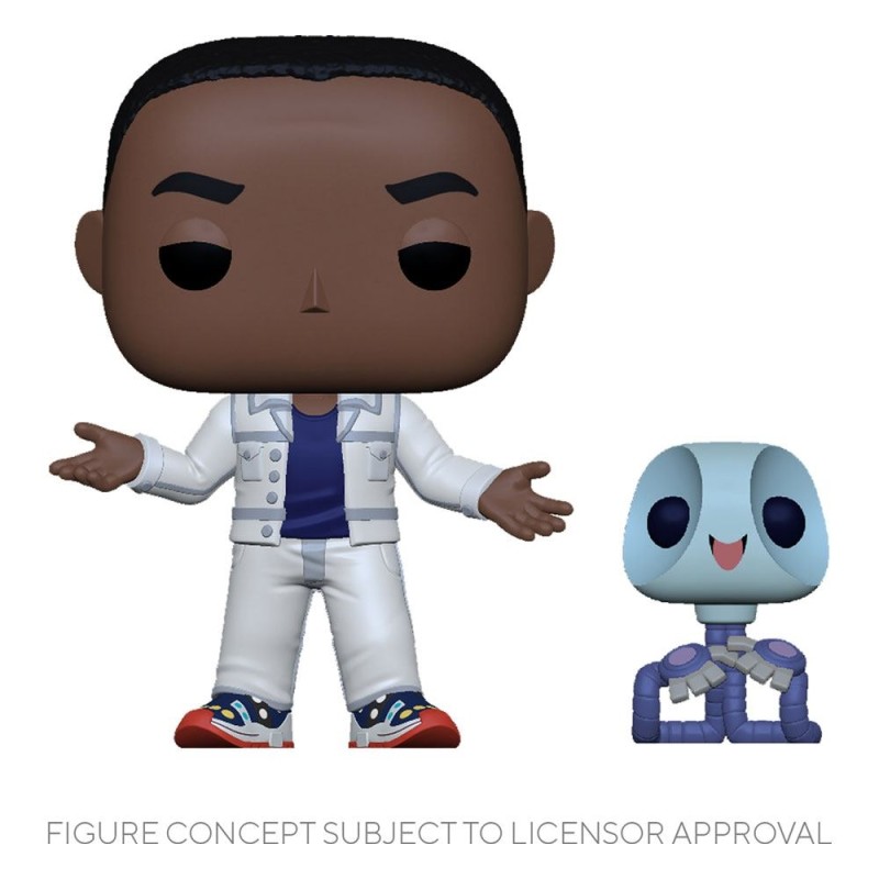 Space Jam - 2 POP! Movies Vinyl figurine AI G w/Pete (Metallic) 9 cm