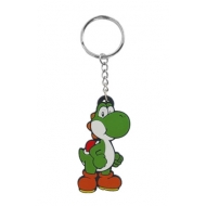 Super Mario - Bros. porte-clés caoutchouc Yoshi 6 cm