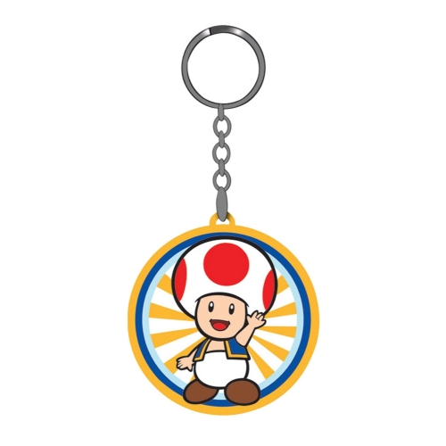 Nintendo - Porte-clés caoutchouc Red Mushroom 6 cm