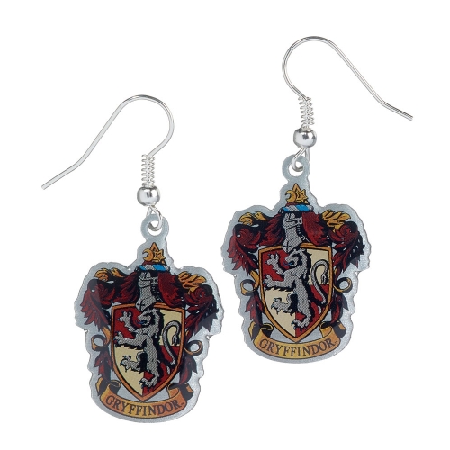Harry Potter - Boucles d'oreille plaqué argent Gryffindor Crest