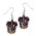 Harry Potter - Boucles d'oreille plaqué argent Gryffindor Crest