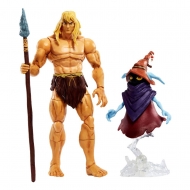 Maîtres de l'Univers : Revelation Masterverse 2022 - Figurines Deluxe Savage He-Man & Orko 18 cm