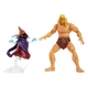 Maîtres de l'Univers : Revelation Masterverse 2022 - Figurines Deluxe Savage He-Man & Orko 18 cm