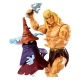 Maîtres de l'Univers : Revelation Masterverse 2022 - Figurines Deluxe Savage He-Man & Orko 18 cm