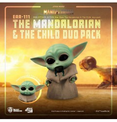 Star Wars The Mandalorian - Figurines Egg Attack Action The Mandalorian & The Child 7 - 17 cm