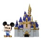 Disney - Walt  World 50th Anniversary POP! Town Vinyl figurine Castle & Mickey 9 cm
