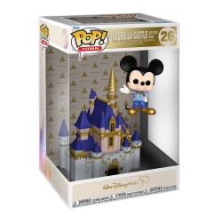 Disney - Walt  World 50th Anniversary POP! Town Vinyl figurine Castle & Mickey 9 cm