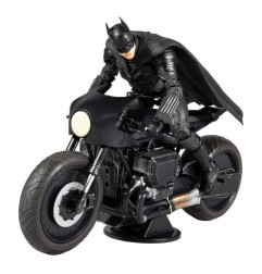 DC Comics - Véhicule DC Multiverse Batcycle The Batman (Movie)