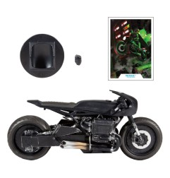 DC Comics - DC Multiverse véhicule Batcycle The Batman (Movie)